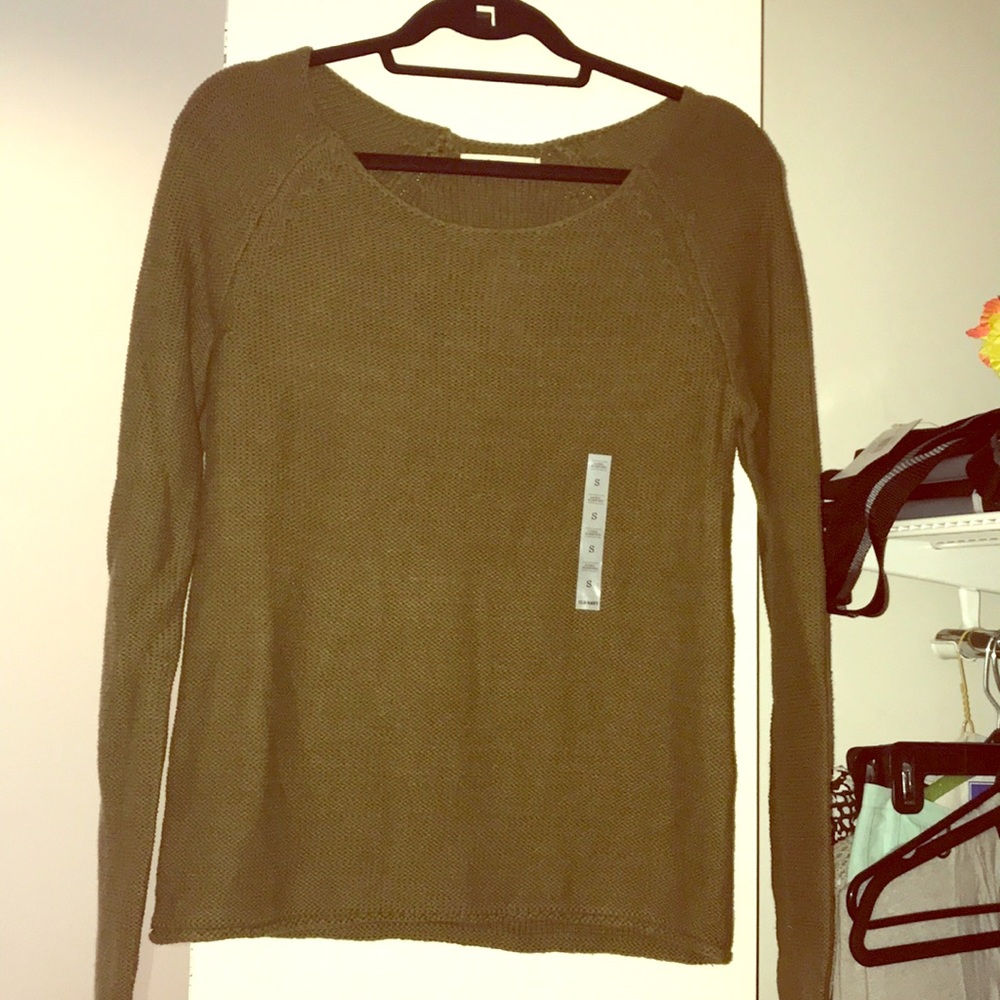 Olive green never worn sweater